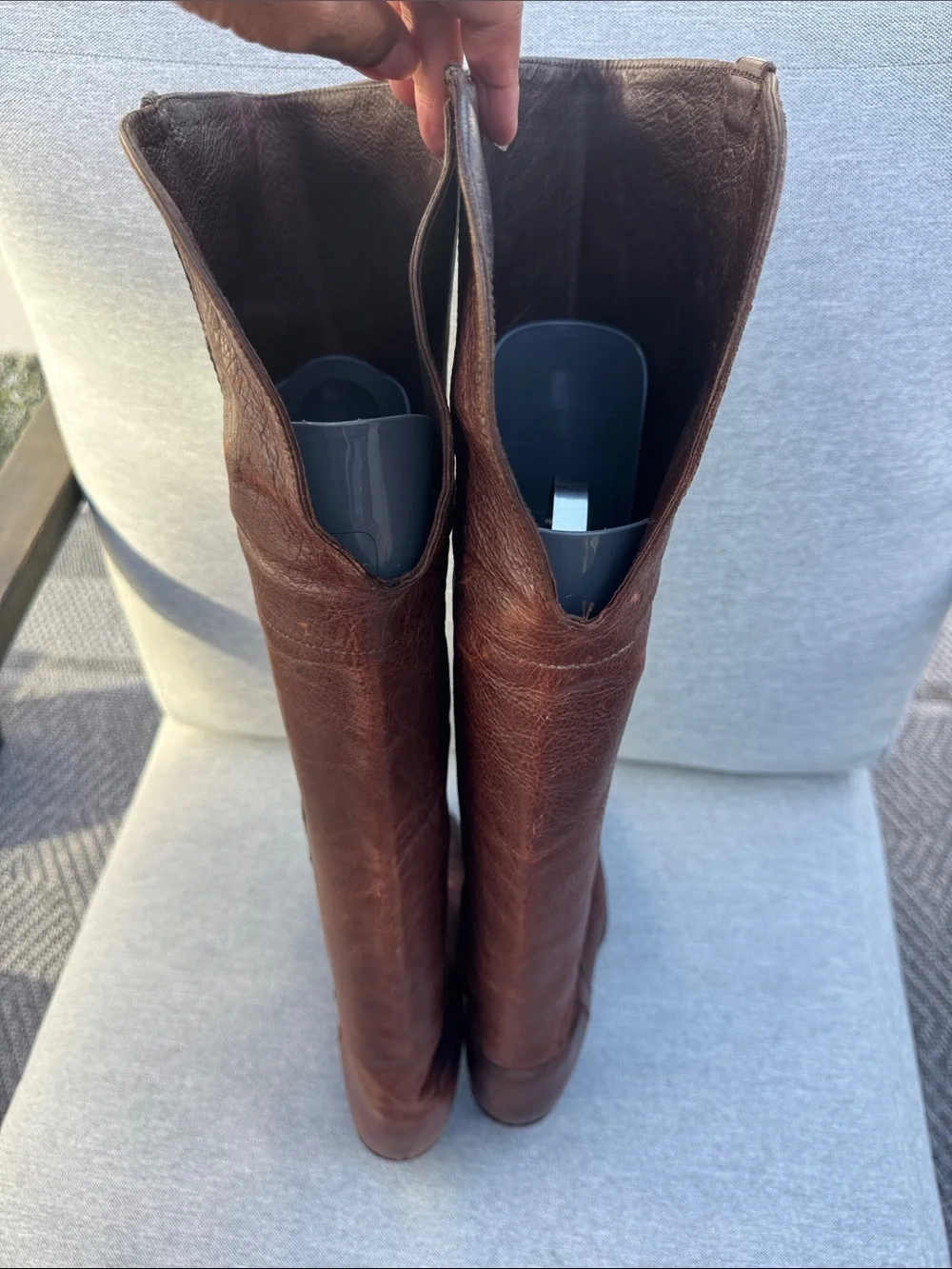UGG Tall Brown Leather Riding Boots